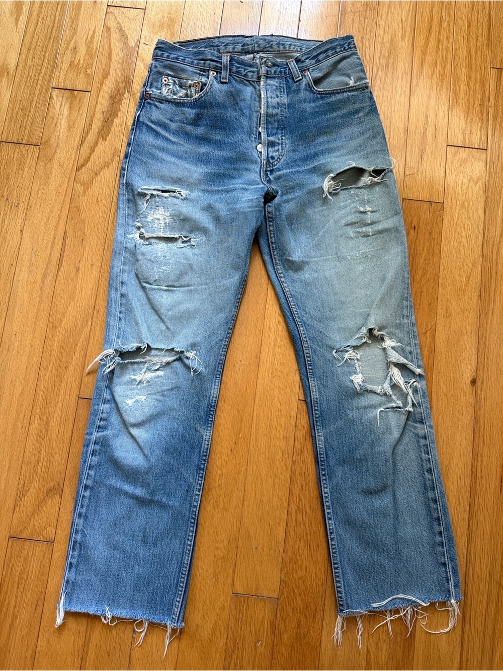 Vintage Levi’s 501 Made in UK – Worn & Altered